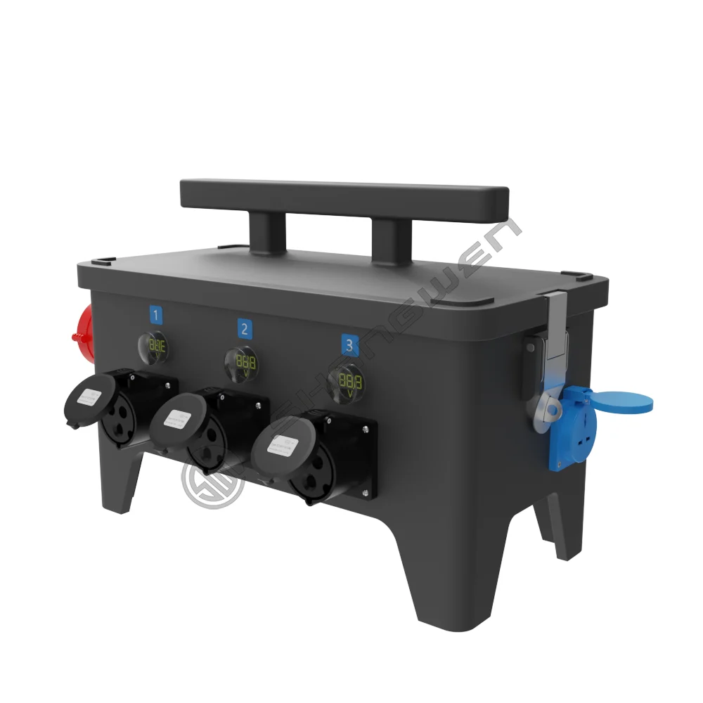 Plastic-Encased Power Supply Box for Route 6